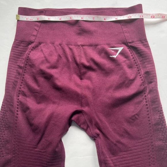 Gymshark Flawless Knit Tights in Ruby Size XS - Picture 7 of 7